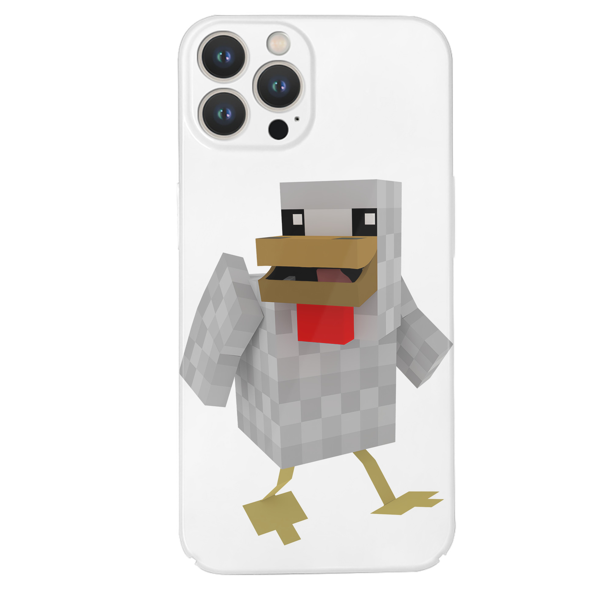 （画像用） マインクラフト ブロックの世界 Minecraft MC Block world 【iPhone 14シリーズ対応】ハードケース